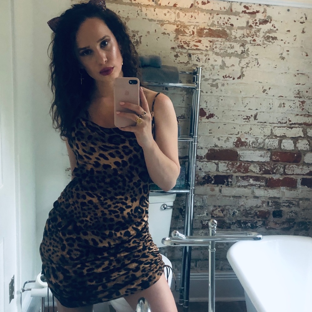 🖤 Vixens Vice Leopard Sexy Dress 🖤